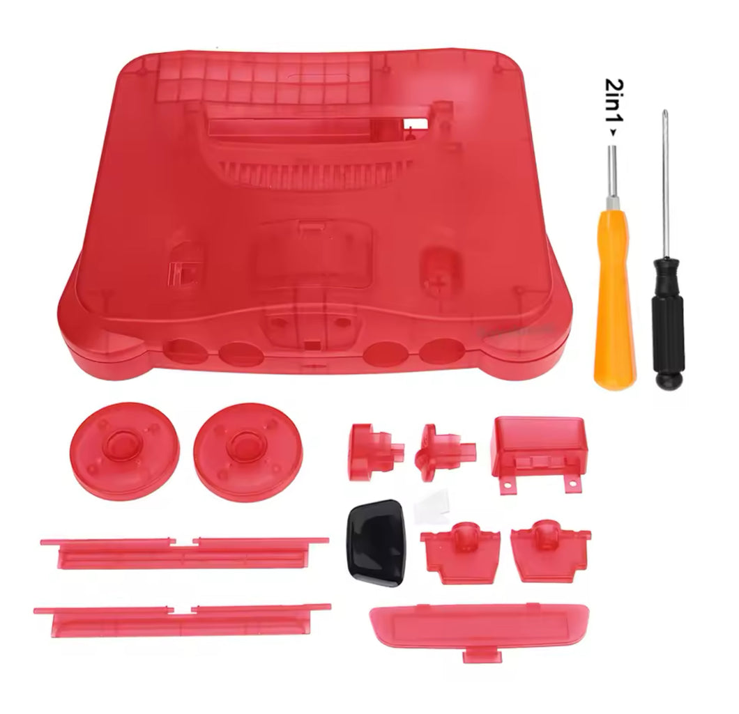 N64 Shell - Atomic Red