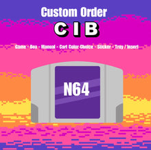 Load image into Gallery viewer, Custom N64 Order - CIB
